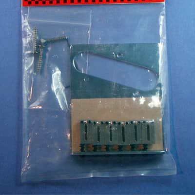 Genuine Fender American Standard Series 6-Saddle Tele Telecaster Bridge - CHROME image 4