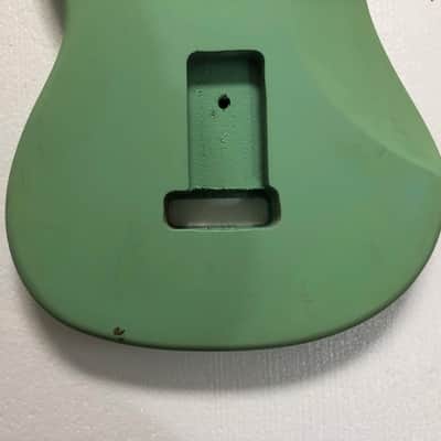 Custom 6 String Electric Guitar Body in Seafoam Green image 7