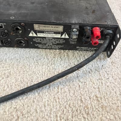 Crest Audio 4801 1200-Watt Power Amplifier 1990s - Black image 2
