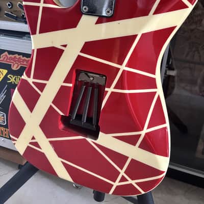 1983 ESP Japan VH-160 Kramer ad model real Frankenstrat EVH with hardcase image 9