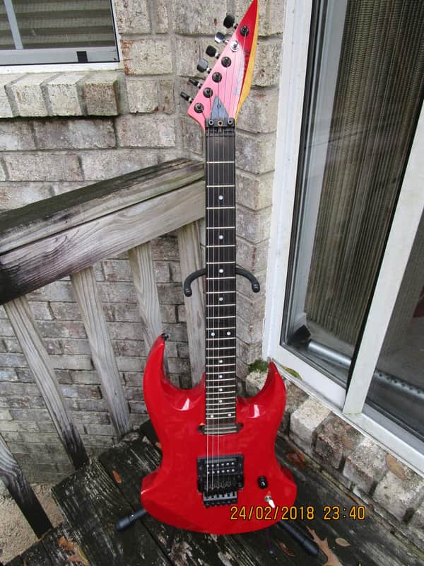 Russtone Double Cut Superstrat Red image 1