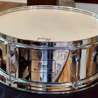 Pearl 5 x 13" Snare Drum Popcorn Steel 6 Lug Bild 1