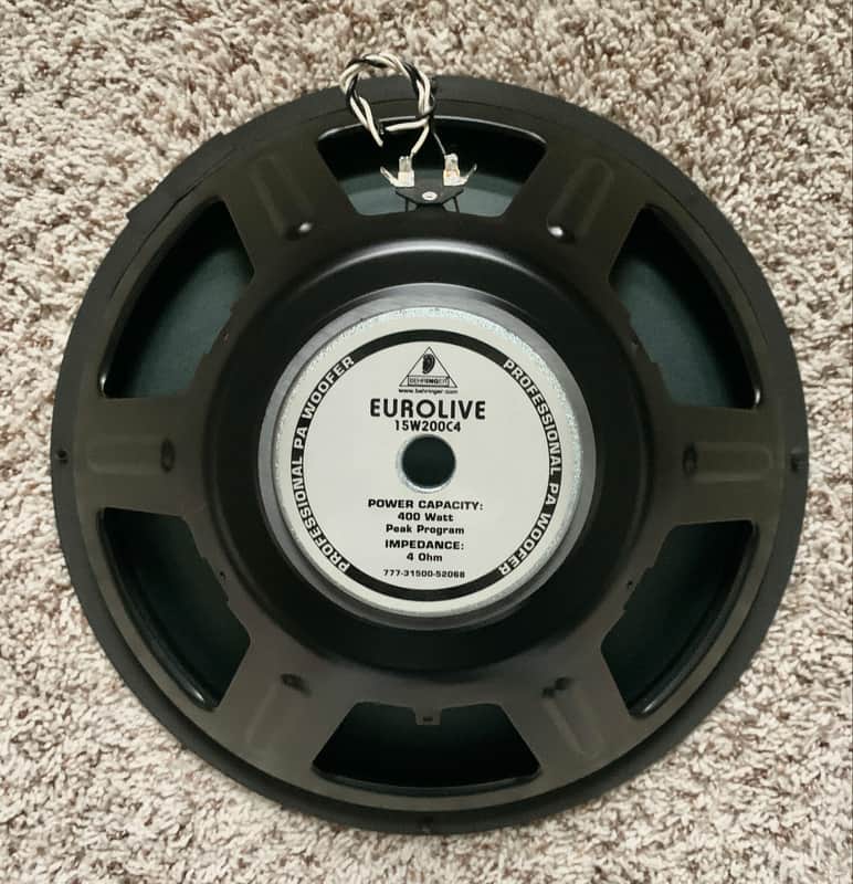 Behringer Eurolive 15W200C4 Professional PA Woofer 400W (Excellent Condition) image 1