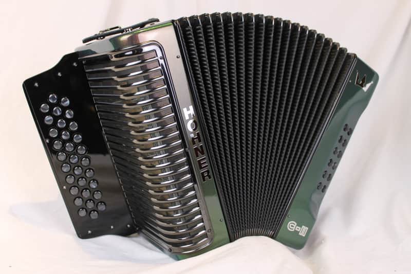 NEW Green to Gold Hohner  Corona II C-II MIG Diatonic Button Accordion FBbEb FA MM 31 12 image 1