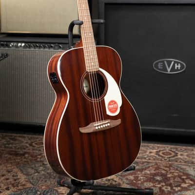 Fender California Standard Monterey E Acoustic/Electric Guitar - Natural Sapele image 16