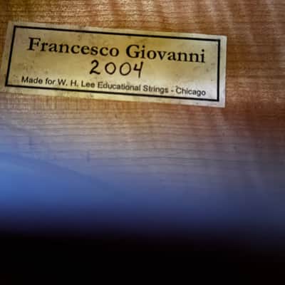 William Harris Lee FRANCESCO GIOVANNI 2004 image 4