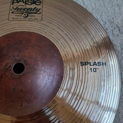 Paiste 10" Twenty Series Splash Cymbal 2007 - 2011 - Traditional Bow, Raw Bell image 6