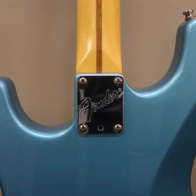 Fender 1996 - 50th Anniversary American Stratocaster - Painted Headstock LP Blue image 9