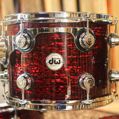 DW Collector's Maple SSC Red Silk Onyx Drum Set - 22,10,12,16 - SO#1326806 image 5