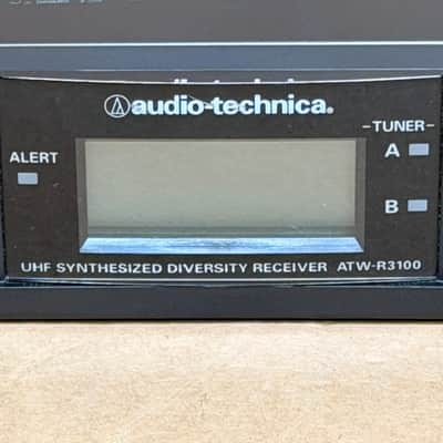 Audio-Technica ATW-R3100 Wireless UHF Synthesized Diversity Receiver - Good Condition image 2