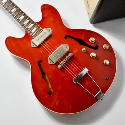 1991 Epiphone Casino Cherry Made in Japan Terada Factory, MIJ, Pre-Elitist image 2