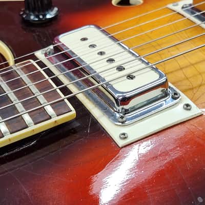 Standel 430-s 1960s - Sunburst rare semi hollow body guitar with csse image 14