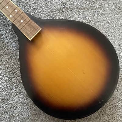 Sunburst 8 String Mandolin Project, Spruce Top, Mahogany Body, Rosewood Fingerboard image 9