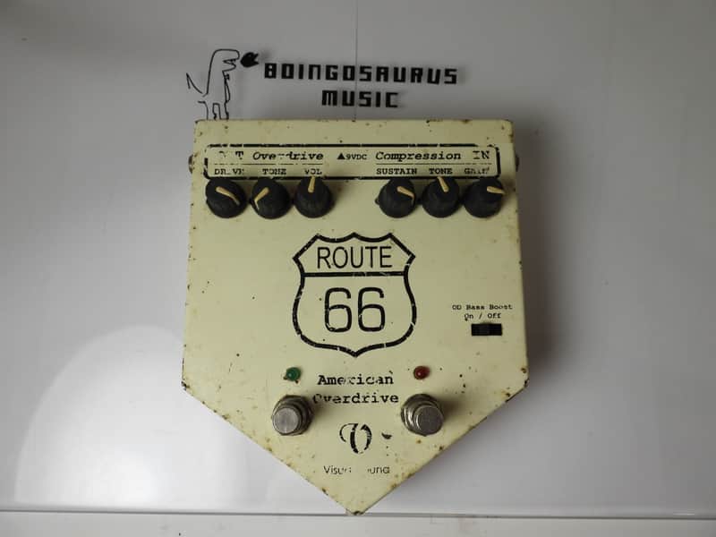 Visual Sound Route 66 American Overdrive Compressor Effects Pedal Version 1 V1 image 1