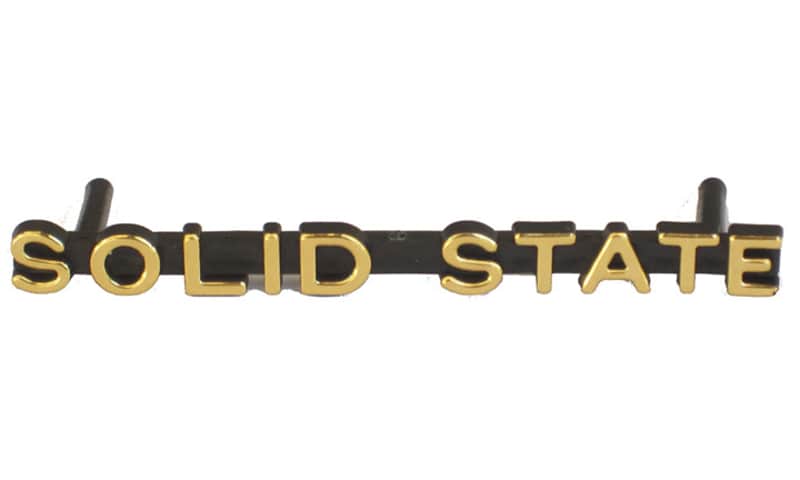 "Solid State" Logo for Thomas Organ (US) Vox Amp Heads image 1