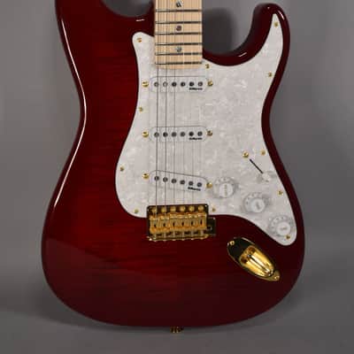 2025 Fender Richie Kotzen MIJ Stratocaster | Transparent Red Burst w/Gig Bag image 3