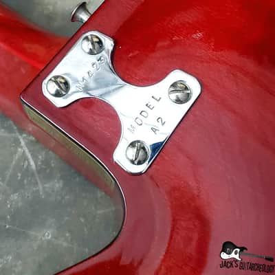 RARE Julio Giulietti  Model A2 Italian Semi-Hollow Jazzbox Electric Guitar w/ OHSC! (1962, Cherry) image 21