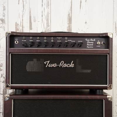 Two Rock Classic Reverb Signature 100 Watt Head and 2x12" Cab - Burgundy Tolex image 5