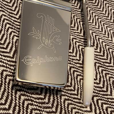 YES! Engraved Epiphone Long Maestro Nickel Vibrola Vibrato Lyre Tailpiece Tremolo fits SG, Firebird, ES Dot Guitars image 1