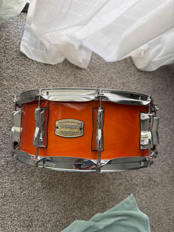 Yamaha SBS1455 Stage Custom Birch 5.5x14" Snare Drum 2015 - Present - Honey Amber image 1