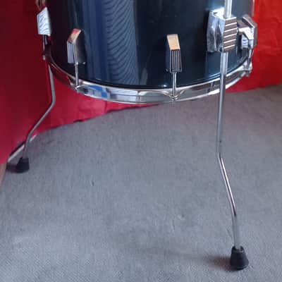 Vintage Tama Rockstar Pro 16x16 Floor Tom - Split Lugs - Gun Metallic Grey (Made in Japan) image 4