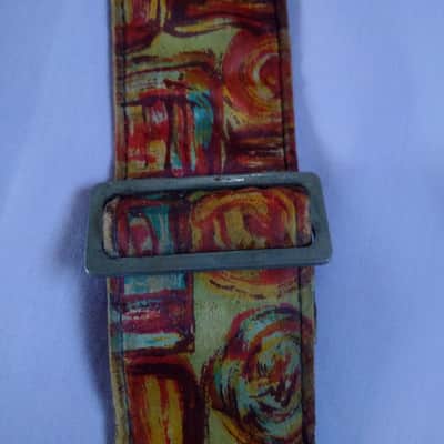 FENDER , GIBSON ERIC CLAPTONS ORIGINAL GUITAR STRAP 1970s Swirl image 7