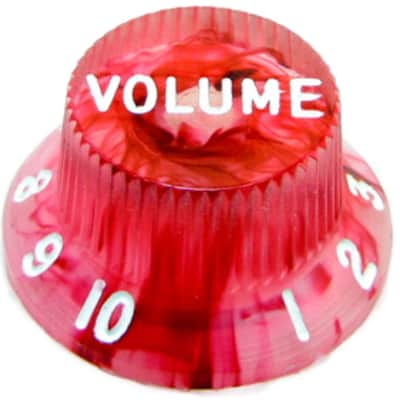 Haramis Musical Hardware Strat® style Volume Knob - blue swirl image 5
