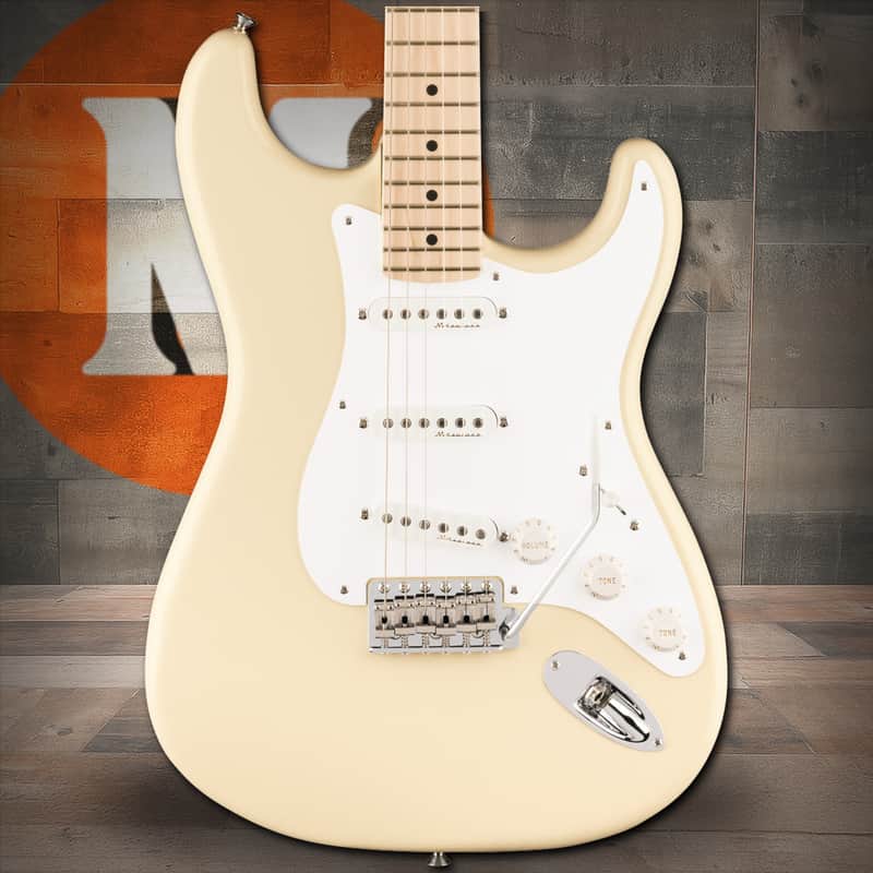 Fender Eric Clapton Stratocaster Maple Fingerboard - Olympic White image 1