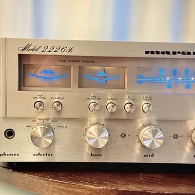 πΆβ¨ Marantz 2226B Vintage Stereo Receiver β Serviced/Cleaned, LED Dial Lights, Excellent Faceplate, Fully Tested image 4