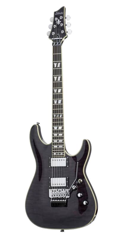 Schecter C-1 Custom FR - See-Thru Black image 1