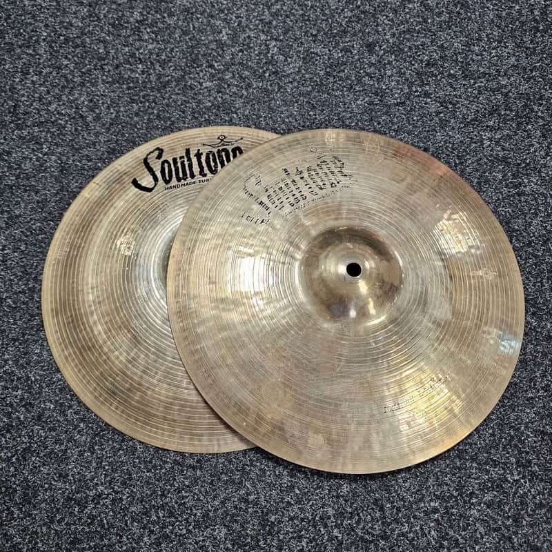 Hi-Hat Cymbals 13" Soultone Made In Turkey USED! RKSLT020426 image 1