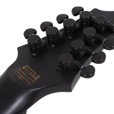 Schecter PT-8 MS Black Ops LH Satin Black Open Pore image 12