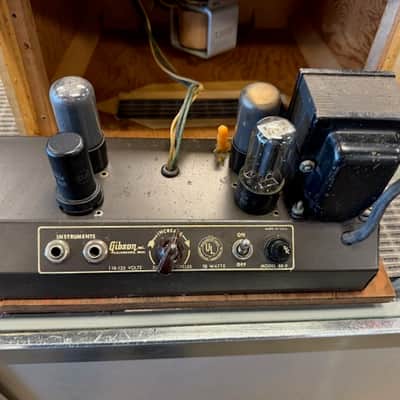 Vintage USA Made Gibson 1950's BR-9 Lap Steel Guitar w/ Matching Gibson Amplifier image 22