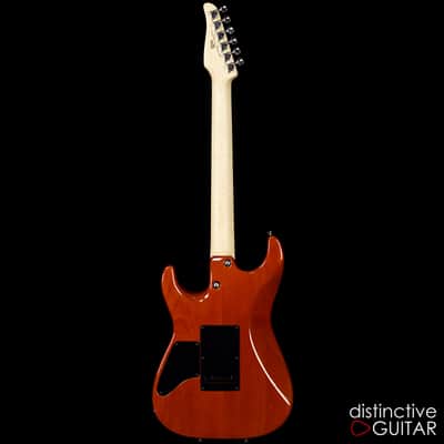Tom Anderson Drop Top HSS Figured Walnut Honey Burst Shaded Edge image 7