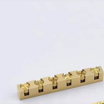 Wilkinson Bell LP Brass Adjustable Nut Brass for Les Pauls, SG's, Acoustics and Similar image 6