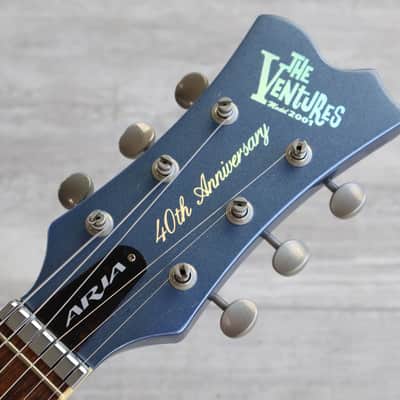 2002 Aria VM-02 "The Ventures" 40th Anniversary Limited Edition Model (Metallic Blue) image 2