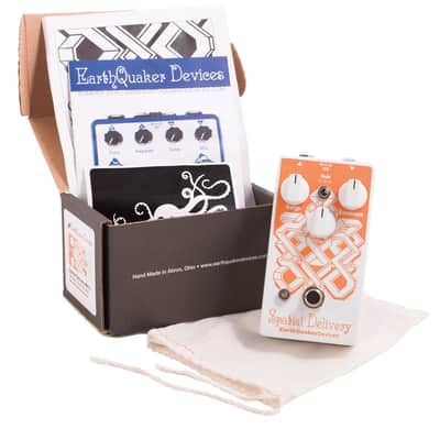 EarthQuaker Devices Spatial Delivery Sample & Hold Envelope Filter V2 2017 - Present - White Sparkle / Orange Print image 4