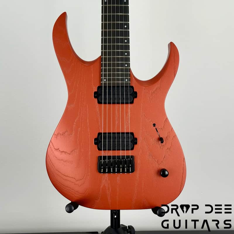 Mayones Duvell DT 7 7-String Baritone Electric Guitar w/ Case - Monolith Metallic Copper image 1