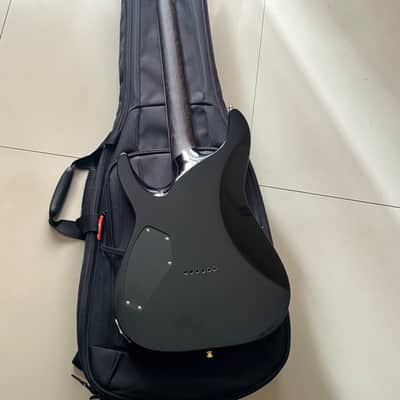 Schecter Reaper-6 Custom 2023 - Gloss Black with Bareknuckle Juggernaut pickups image 17