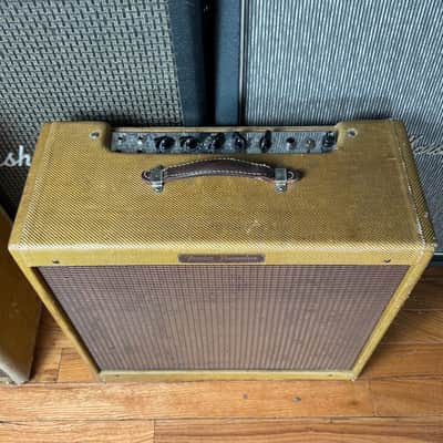 1960 Fender Tremolux 5E9A Vintage 1x12 Tweed Narrow Panel Pre CBS Tube Combo Amplifier! image 4