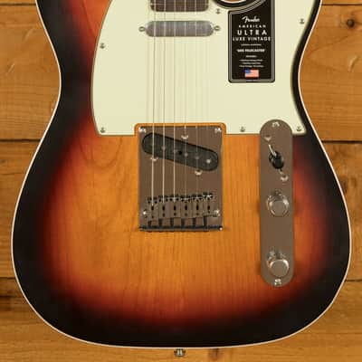 Fender American Ultra Luxe Vintage '60s Telecaster Custom - Rosewood - 3-Colour Sunburst image 10
