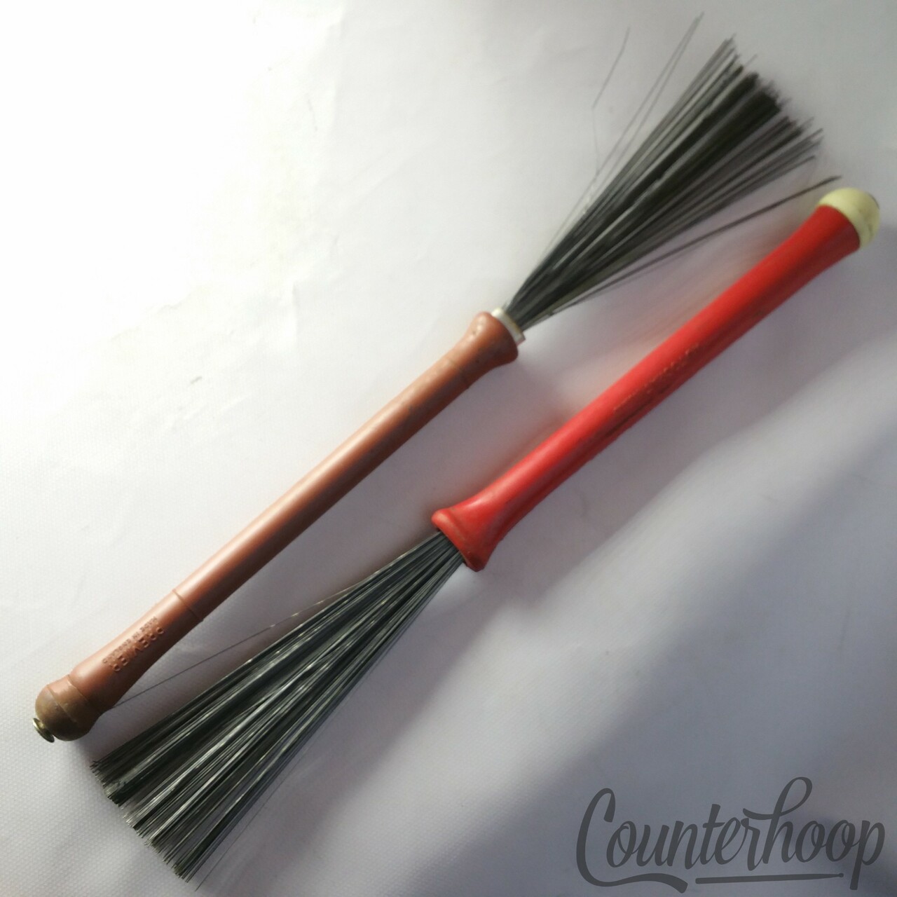 Premier/John Grey Autocrat Wire Brushes Jazz Snare Drum Retractable England 60s — main photograph