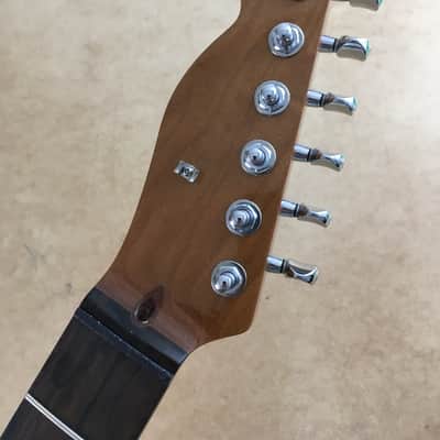Lefty High End Warmoth Tele Neck Plekk’d USA MOP Inlays Loaded Ziricote Fretboard Roasted Maple Telecaster! image 14