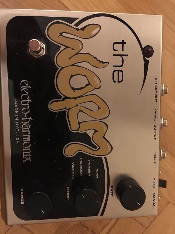 Electro-Harmonix The Worm Analog Wah / Phaser / Vibrato / Tremolo (Large Box) 2000s - Black/Metal image 1