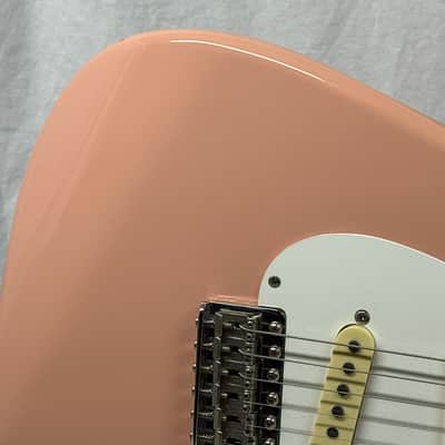 Fender ST-54 st54 1954 Reissue Stratocaster Guitar - MIJ Made In Japan 1996 - 1997 - Shell Pink / Maple neck image 4