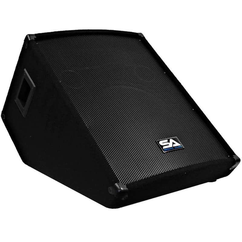 Seismic Audio SA-15MSingle Passive 1x15" 250w Floor Monitor Wedge Speaker image 1