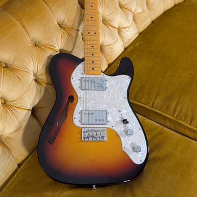 Fender American Vintage II '72 Telecaster Thinline 2022 - Present - 3-Color Sunburst image 17
