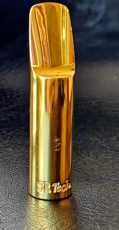 SR Technologies Pro Alto Saxophone Mouthpiece - Gold Plated image 1