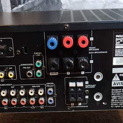 Philips Philips FR965 is a vintage 5.1-channel digital audio/video surround receiver 90s - Black image 6