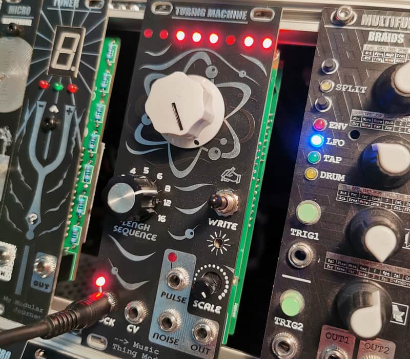 Turing Machine MKII - Music Thing Modular | Random Looping Sequencer | 10HP Eurorack DIY - Unique panel image 1